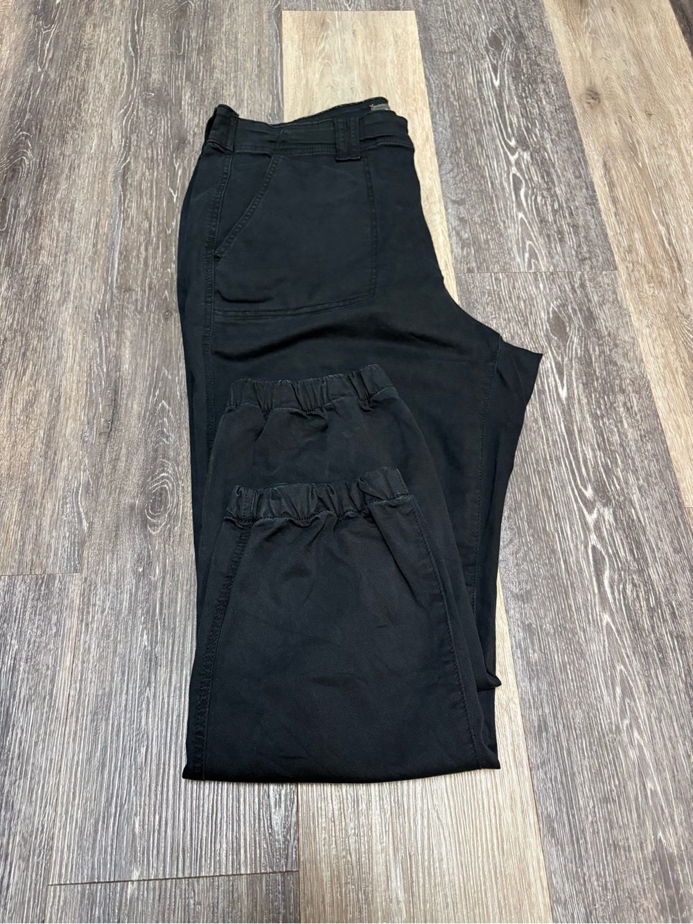 Torrid Black Stretch Jeggings with Elastic Waist Casual; Classic, Chic